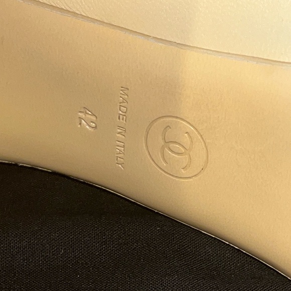 Chanel Lambskin Sandals Heels size 42 - Picture 9 of 12